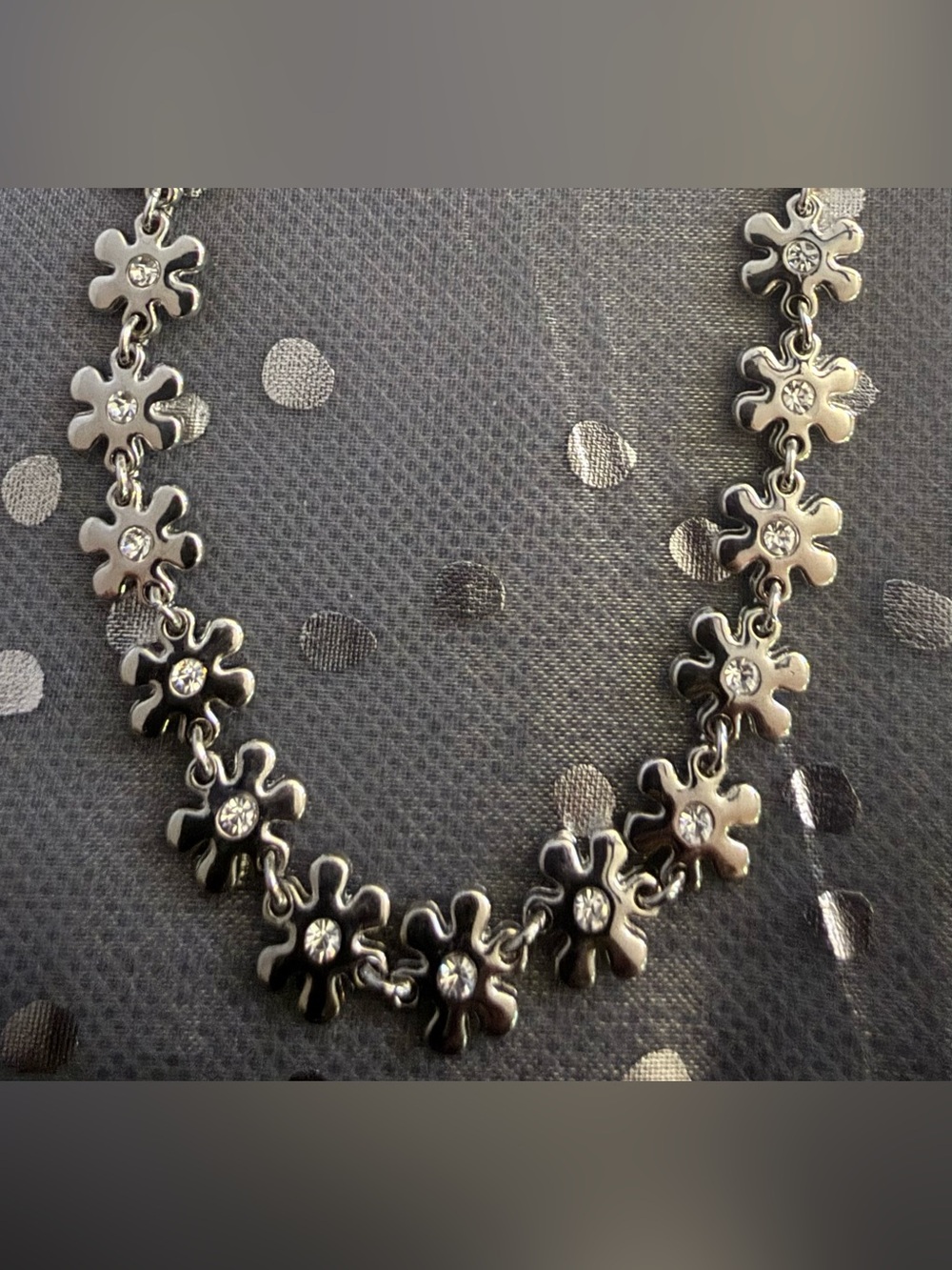 torrid Silver Flower Necklace - Picture 2 of 4